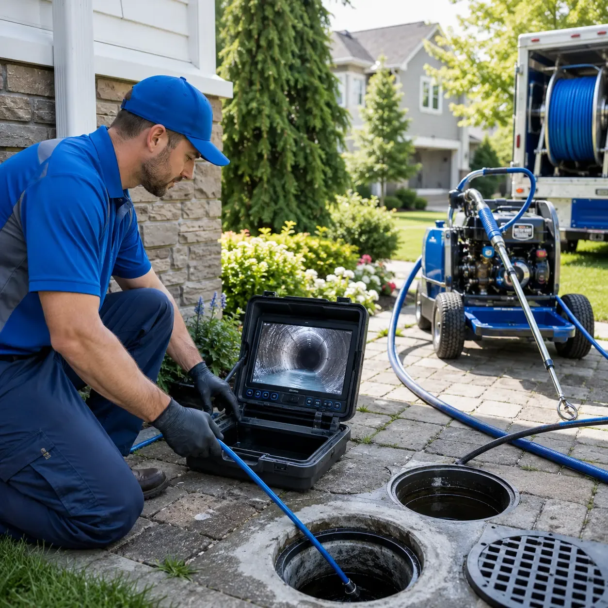 Outdoor drain cleaning professionals serving El Prado, NM